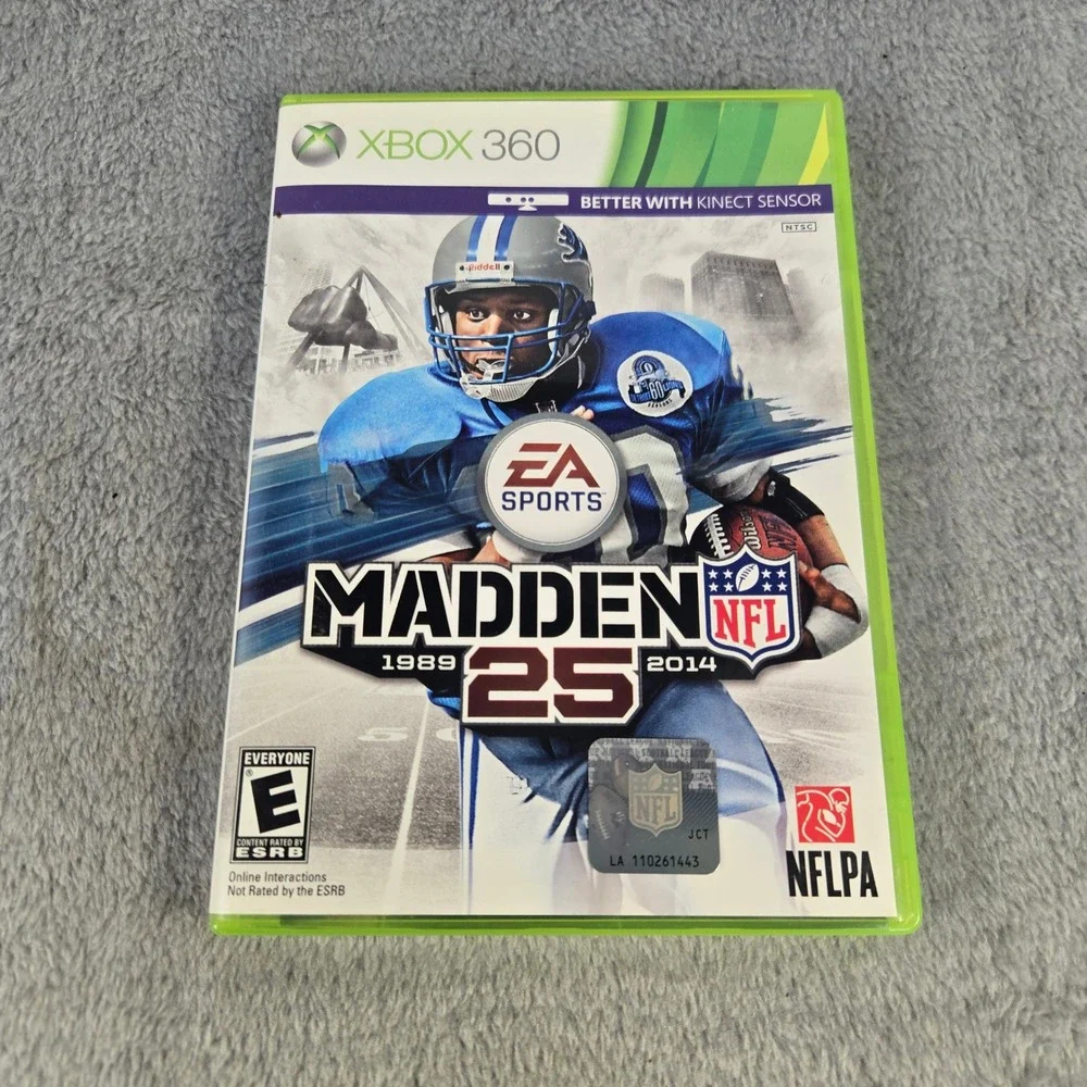 Madden NFL 25 Xbox 360 EA Sports Football Game 2013 Kinect Compatible Works